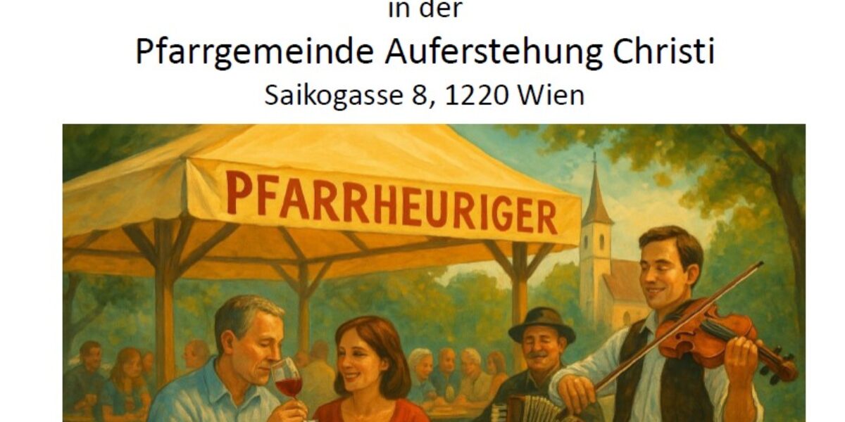 Einladung zum Pfarrheurigen
